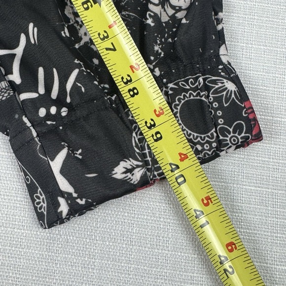 Fresh Prints‎ of Bel-Air Graffiti Rose Skull Drawstring Joggers Size Large New - Picture 8 of 8